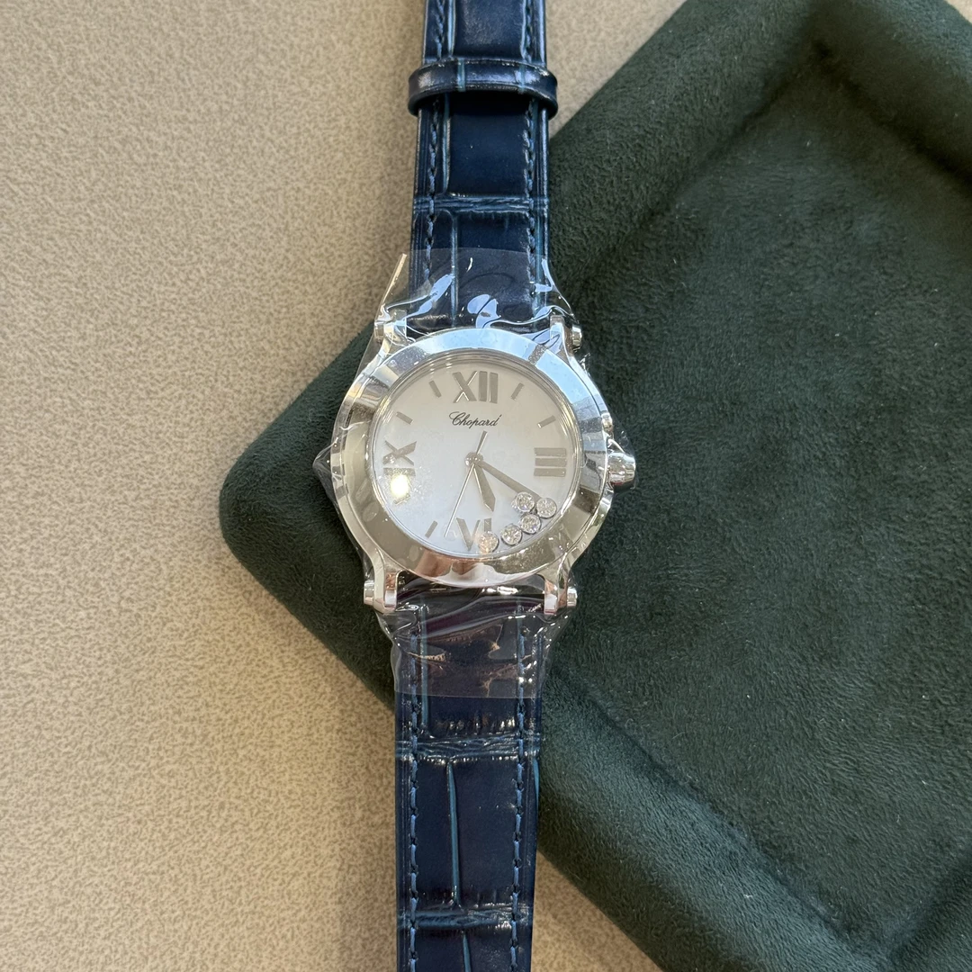 95新 Chopard/萧邦 快乐钻五钻/36mm/石英/女表气质时尚百搭简约