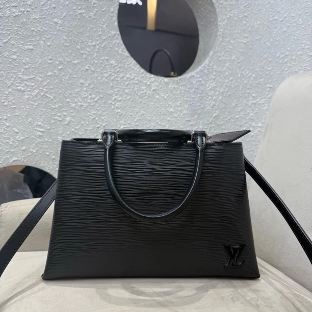 99新 LouisVuitton/路易威登 Lv水波纹蒙田bb手拎单肩包