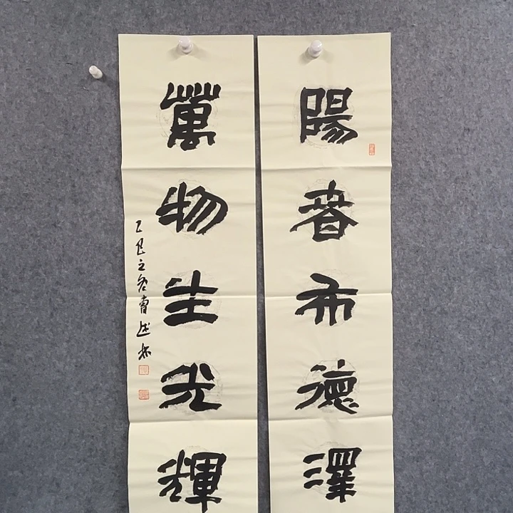 书法曹述林书法作品软片