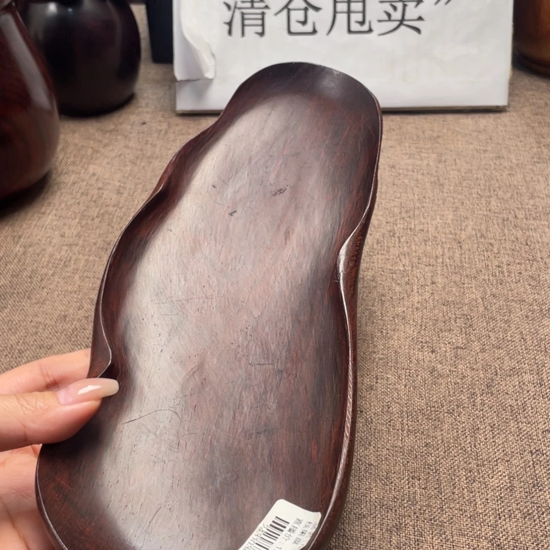 交趾黄檀（大红酸枝）果盘