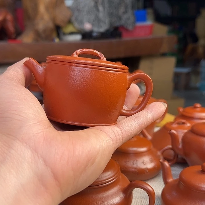 紫砂壶锋**语全手工制作汉瓦