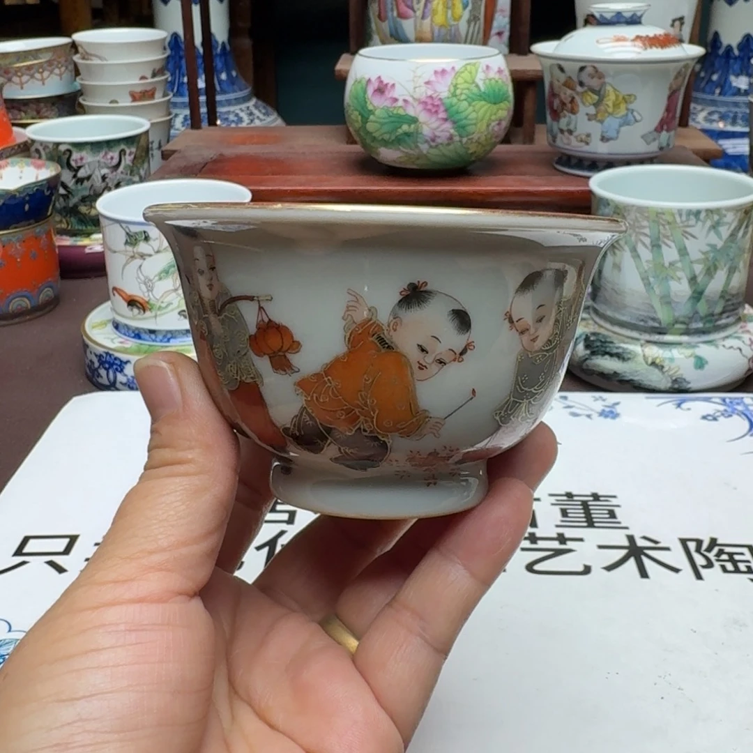 景德镇手工手绘展示