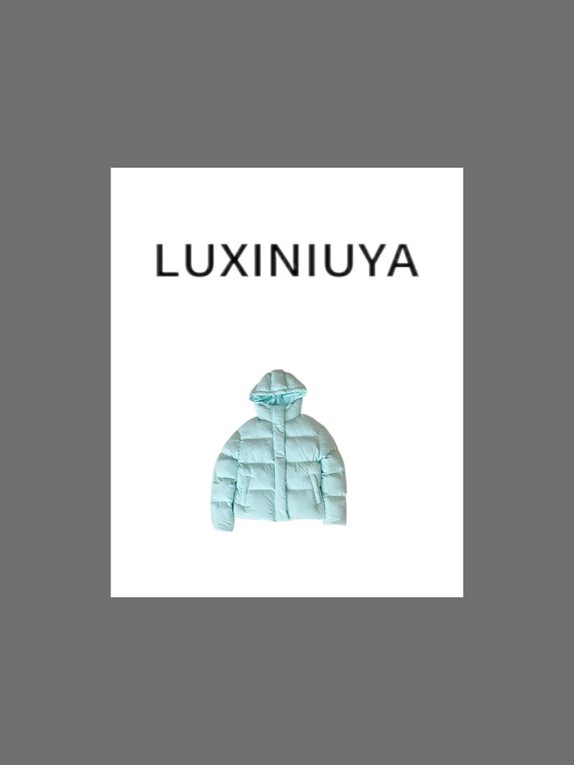 【LUXINIUYA】重磅主推 小雪山90白鸭绒连帽羽绒服#CX2382