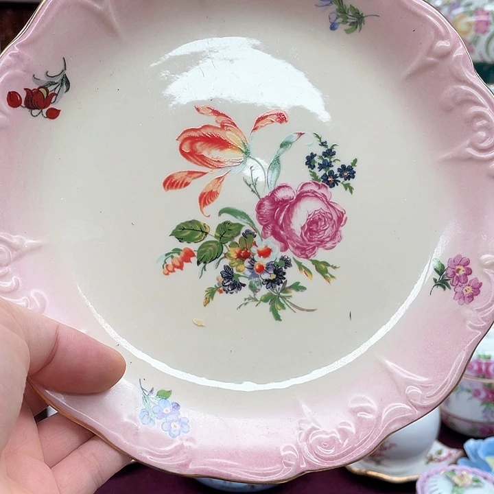 杯碟陶瓷摆件陶瓷微瑕