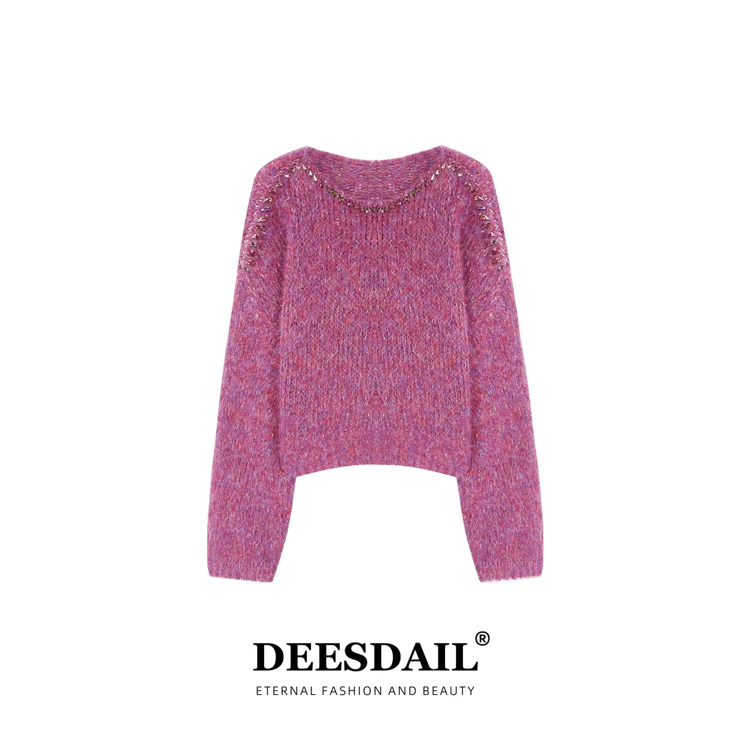 DEESDAIL早秋长袖上衣显瘦小众知性女装A034