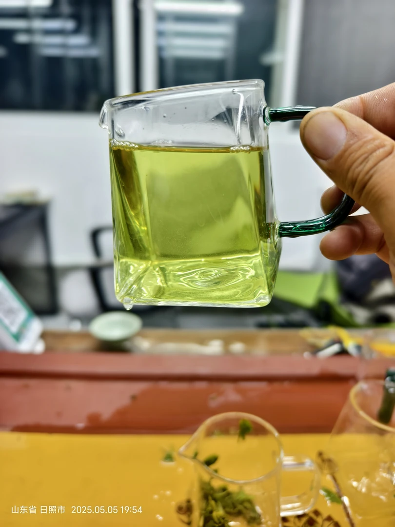 头轮栗香纯露天日照绿茶/香高味浓有沙口不苦涩/口粮茶3号