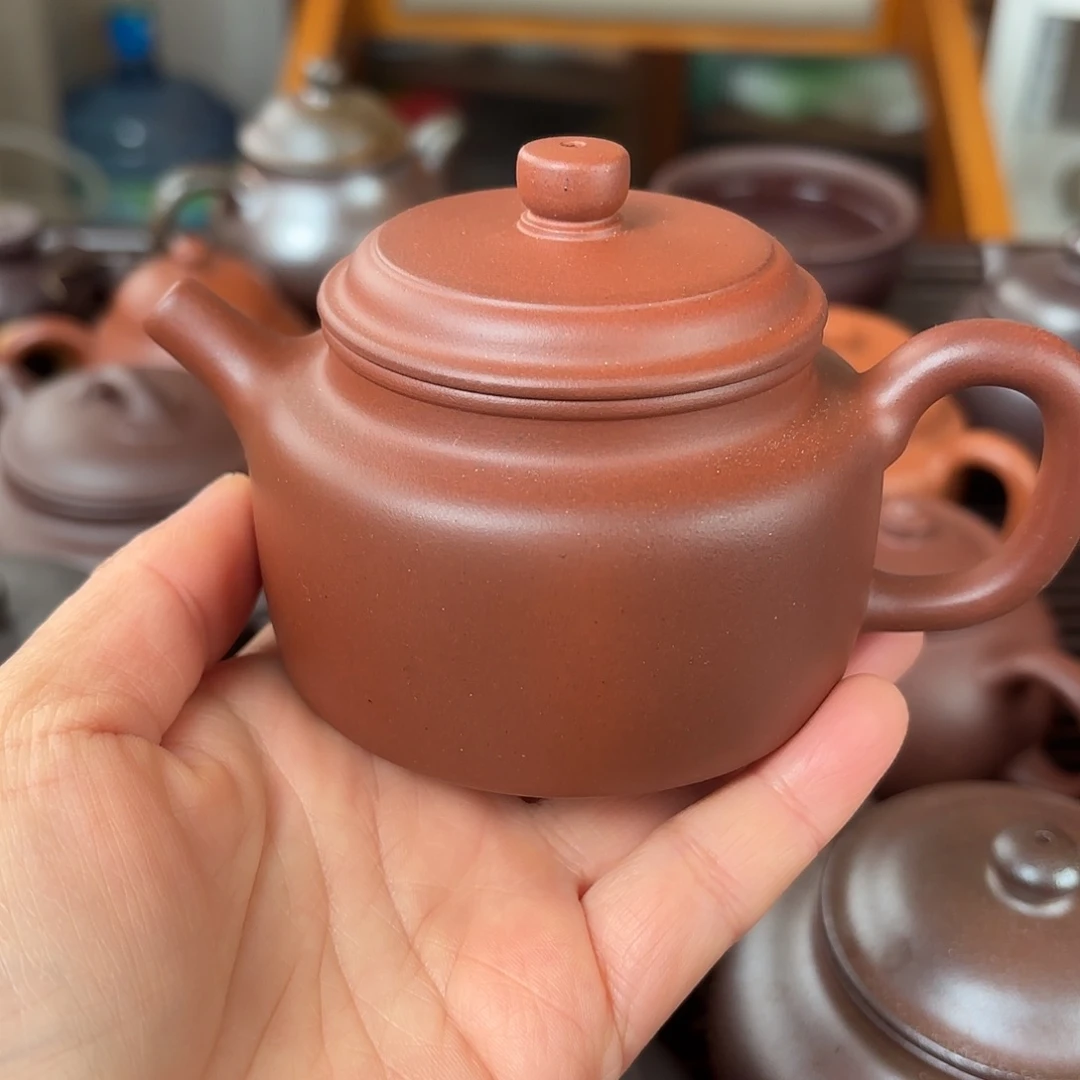 茶壶紫砂黄龙山红皮龙封釉