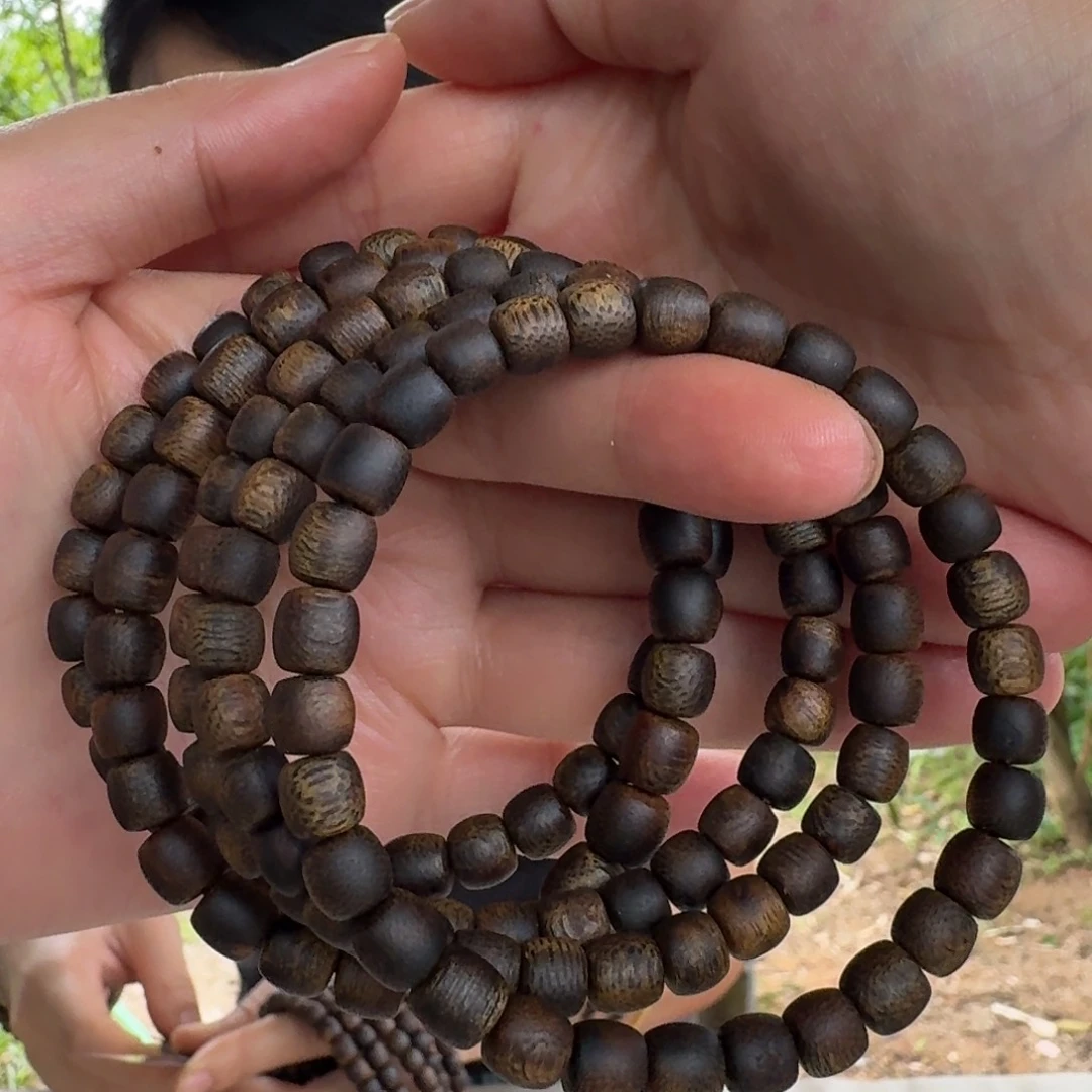 沉香碎屑沉香绿奇楠沉香沉水单圈约0.7-6多样性发一条