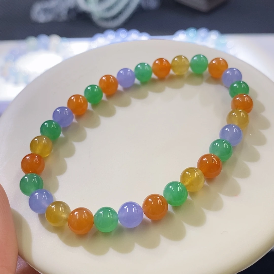 翡翠未镶嵌挂件手串