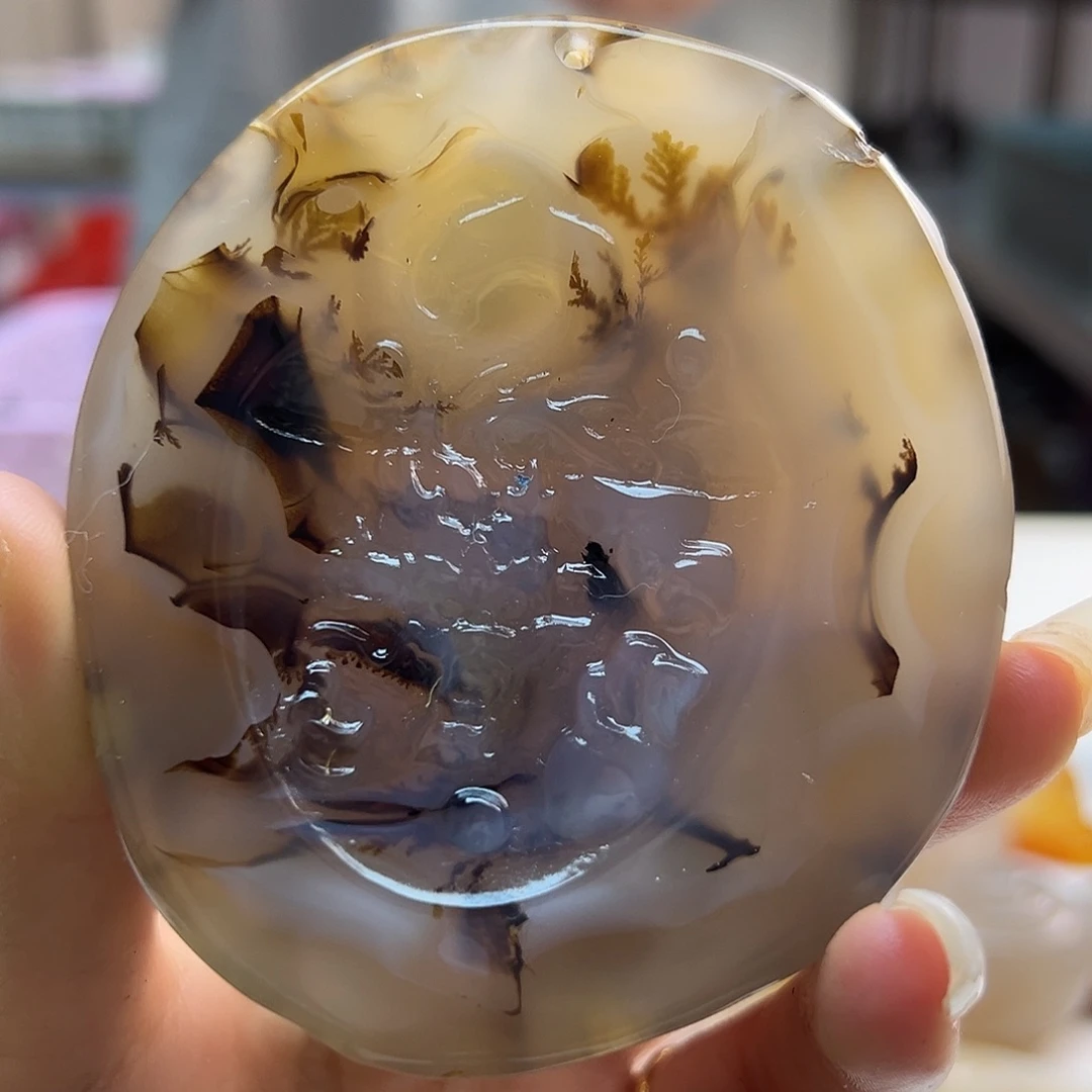 玛瑙/玉髓未镶嵌吊坠(不含链)