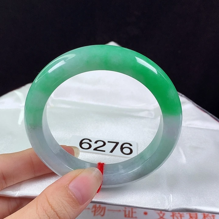 翡翠未镶嵌手镯55圈
