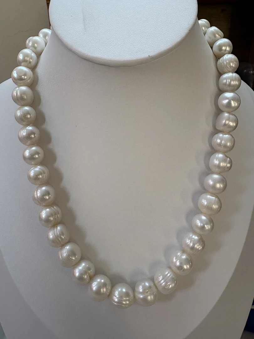 11-13点位淡水珍珠螺纹珠强光系列炫彩冷白时尚百搭气质