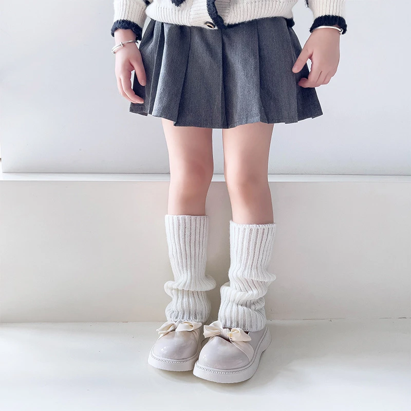 女童时尚针织堆堆袜（袜套）