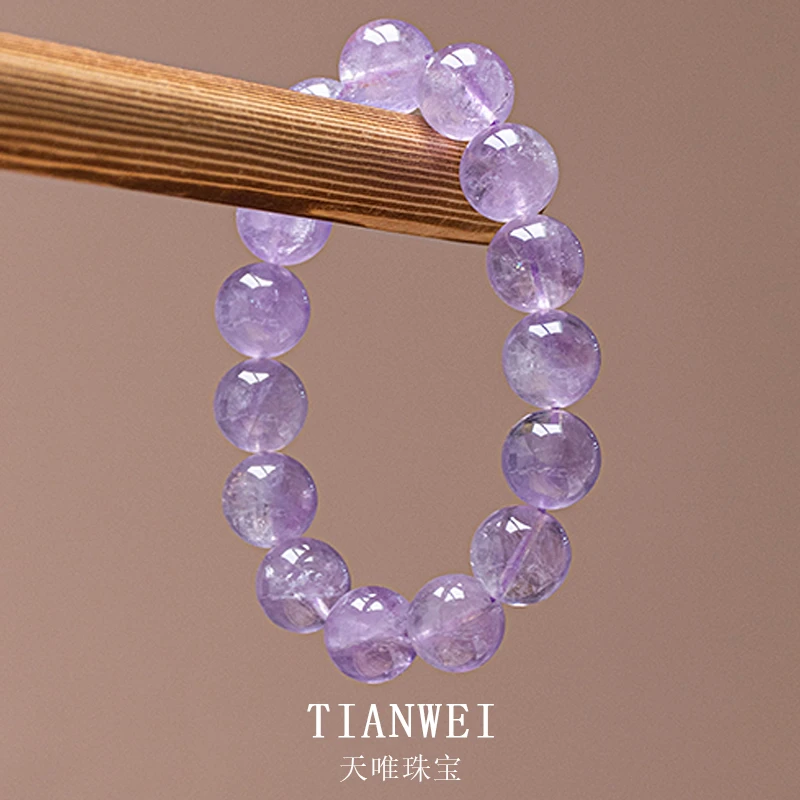 【克鲁兹】墨西哥薰衣草色系紫水晶手串 尺寸可选 产品多样性发一