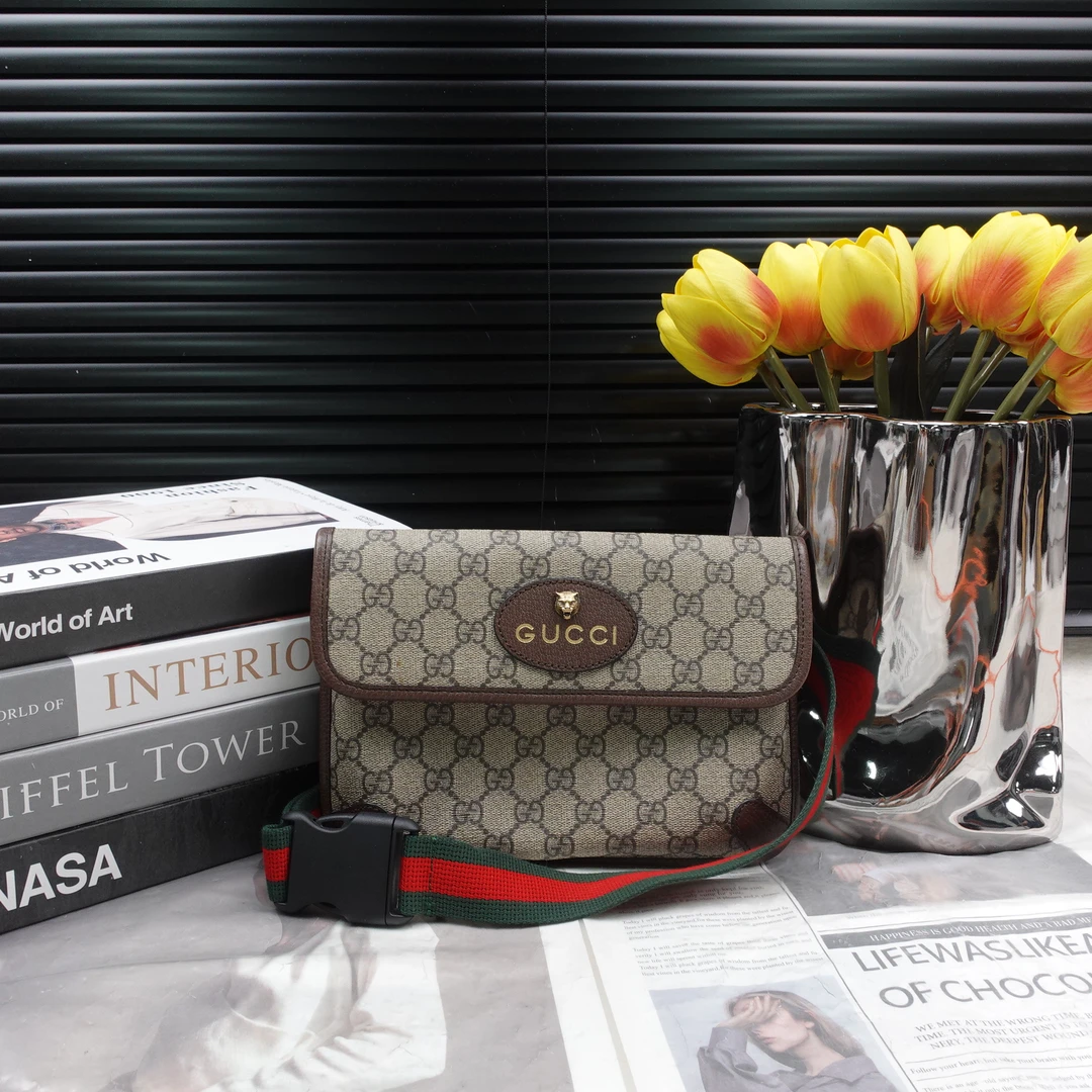 95新 GUCCI/古驰 胸包/T20342841