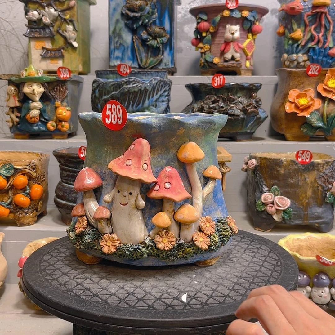 微瑕589 号陶然花器厂家直销