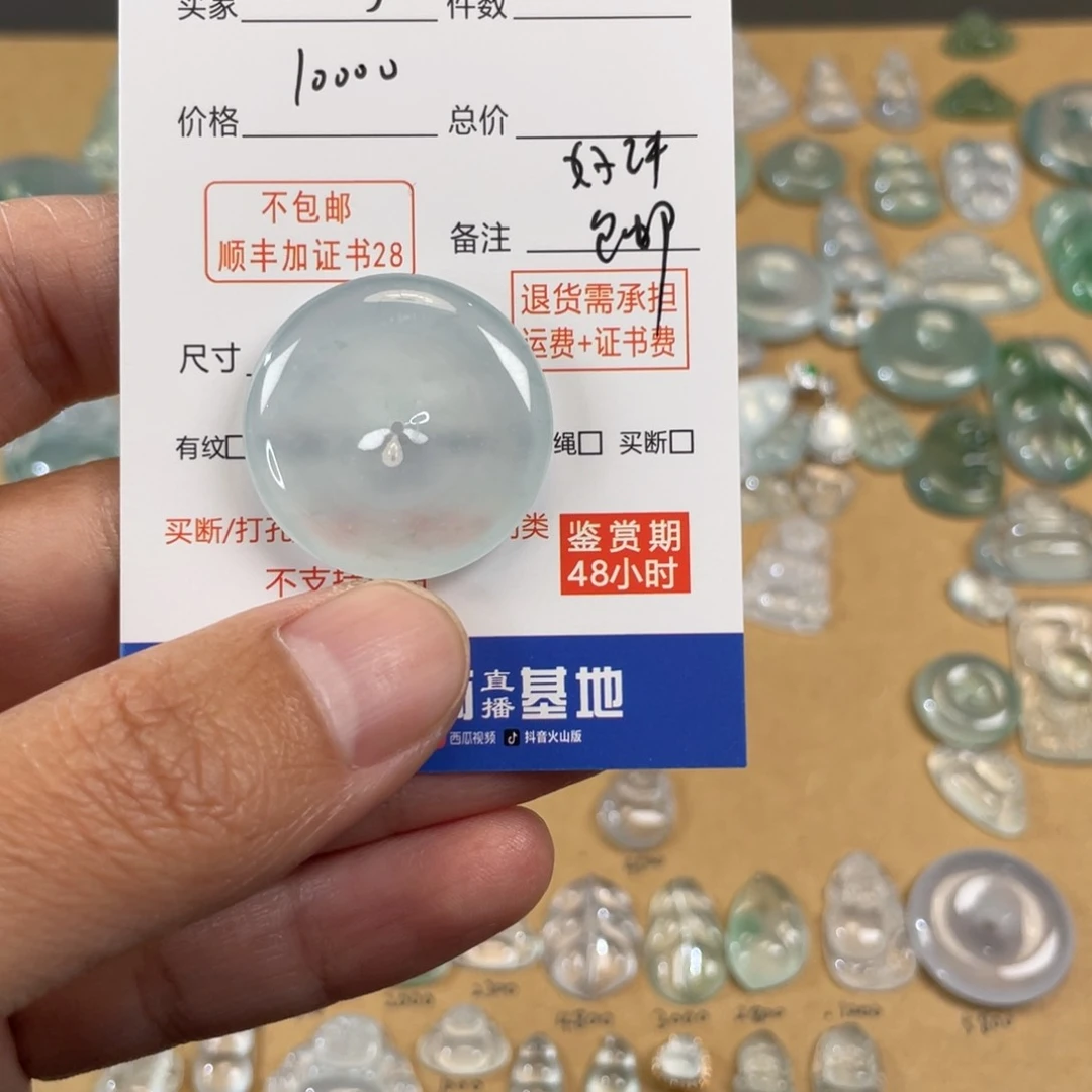 翡翠颈饰未镶嵌安**静