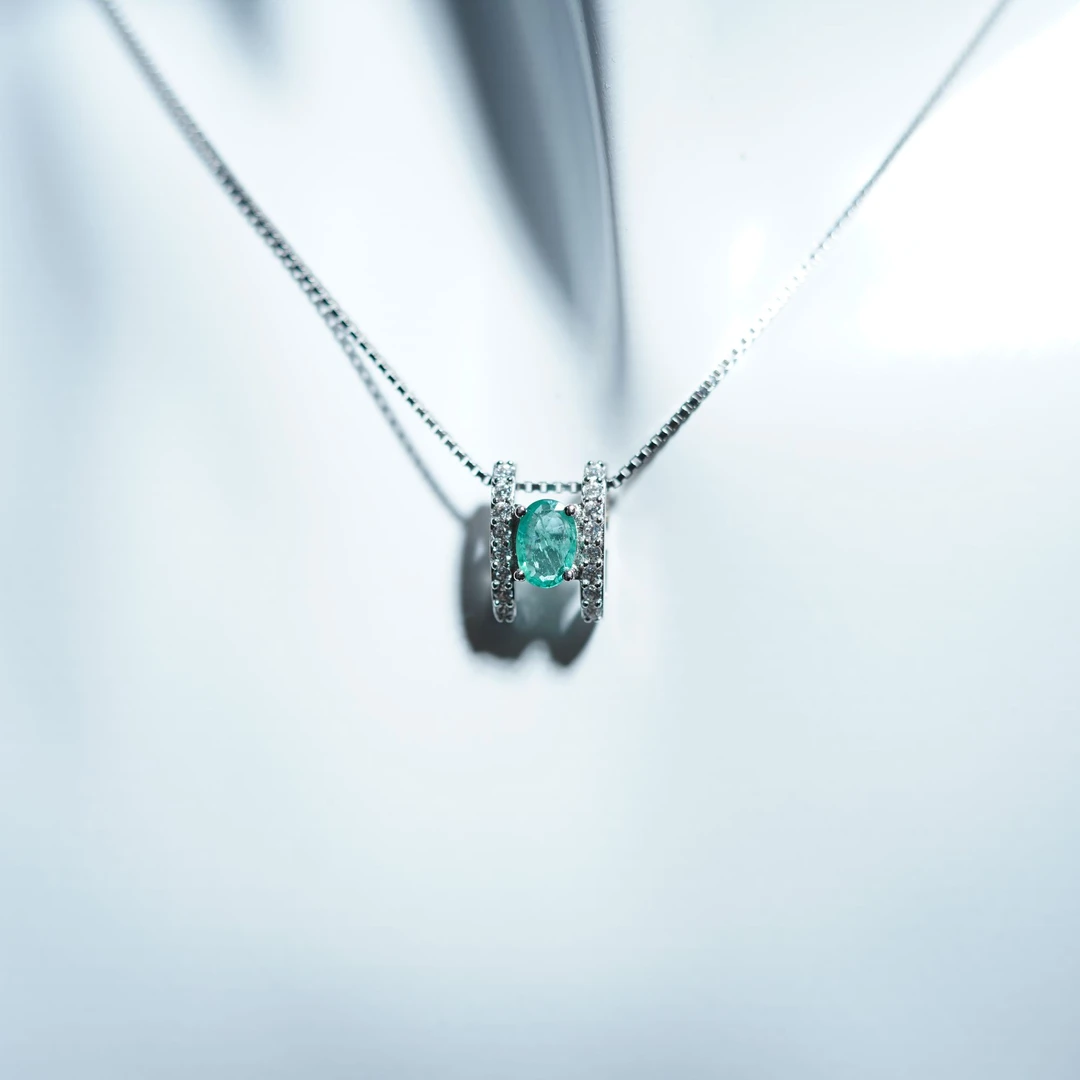 JSZMX0200-祖母绿项链(主石约:1CT)