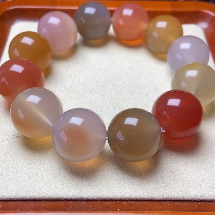 ****黛玛瑙/玉髓未镶嵌手串江料 大多宝