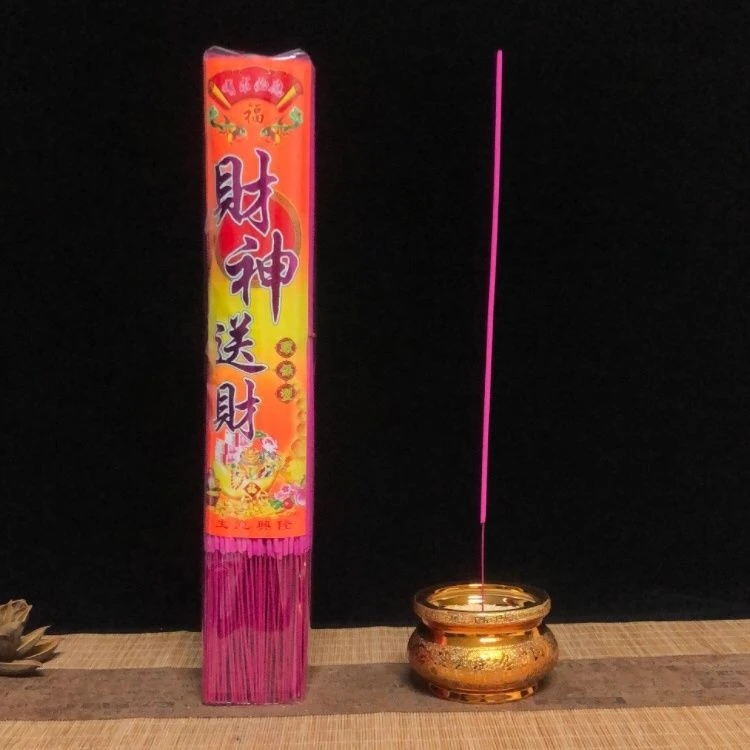 32厘米【财神送财】红香竹签香1斤装380根左右