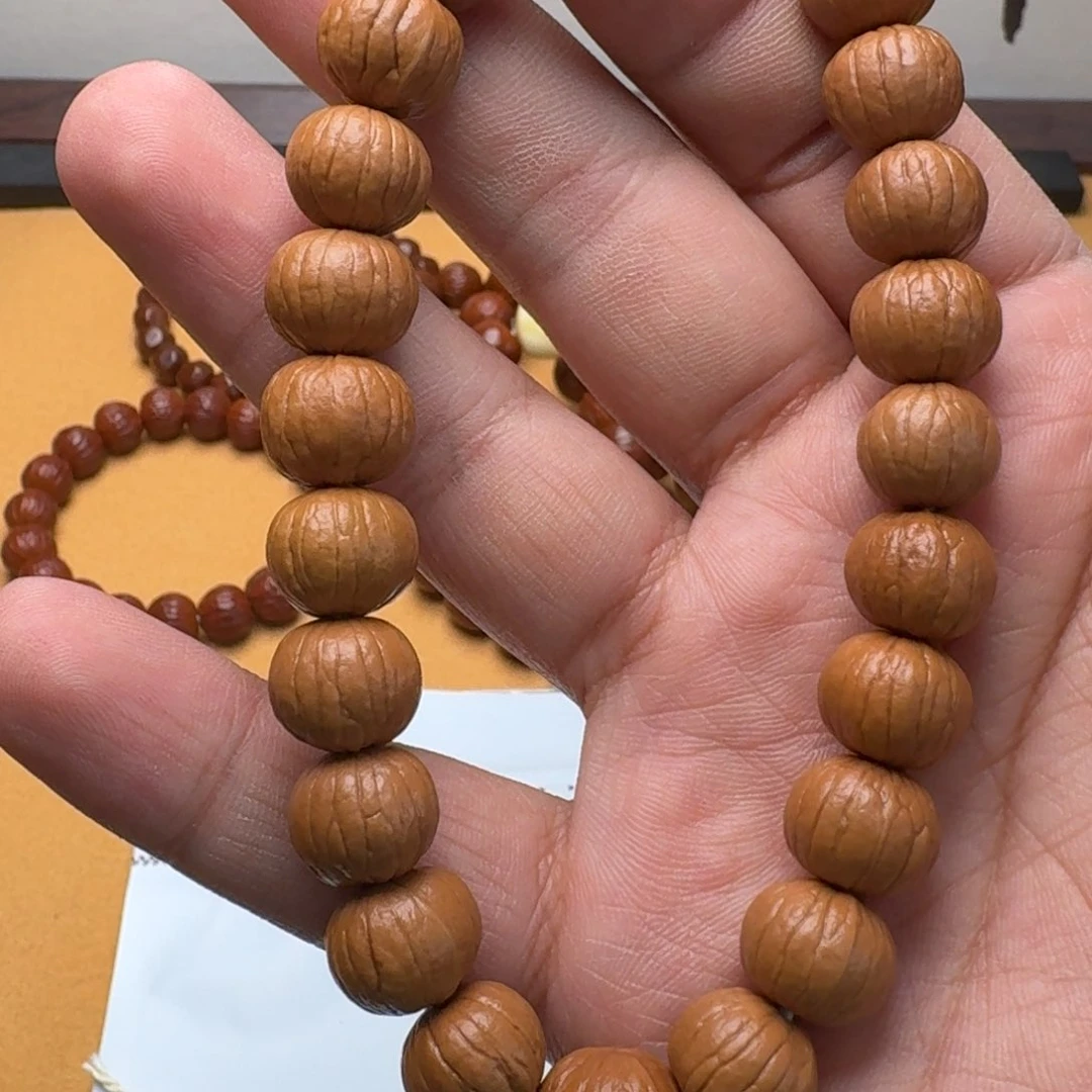 猴头核桃手串1.3南瓜手持全品无暇