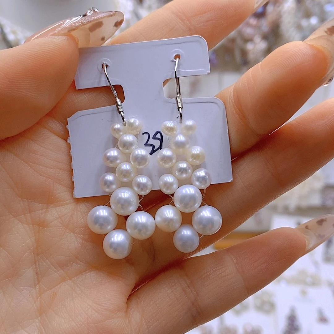 颈饰银S925镶嵌淡水珍珠