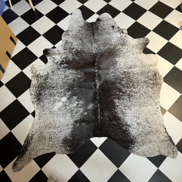 【本尼家】F98 255x180cm专拍牛皮地毯家用轻奢手工