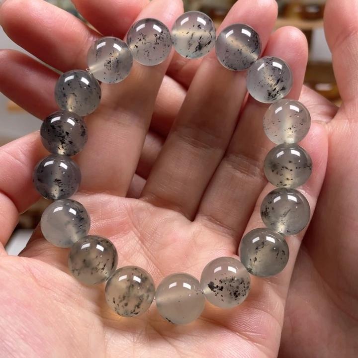 未镶嵌蛇纹石玉手链