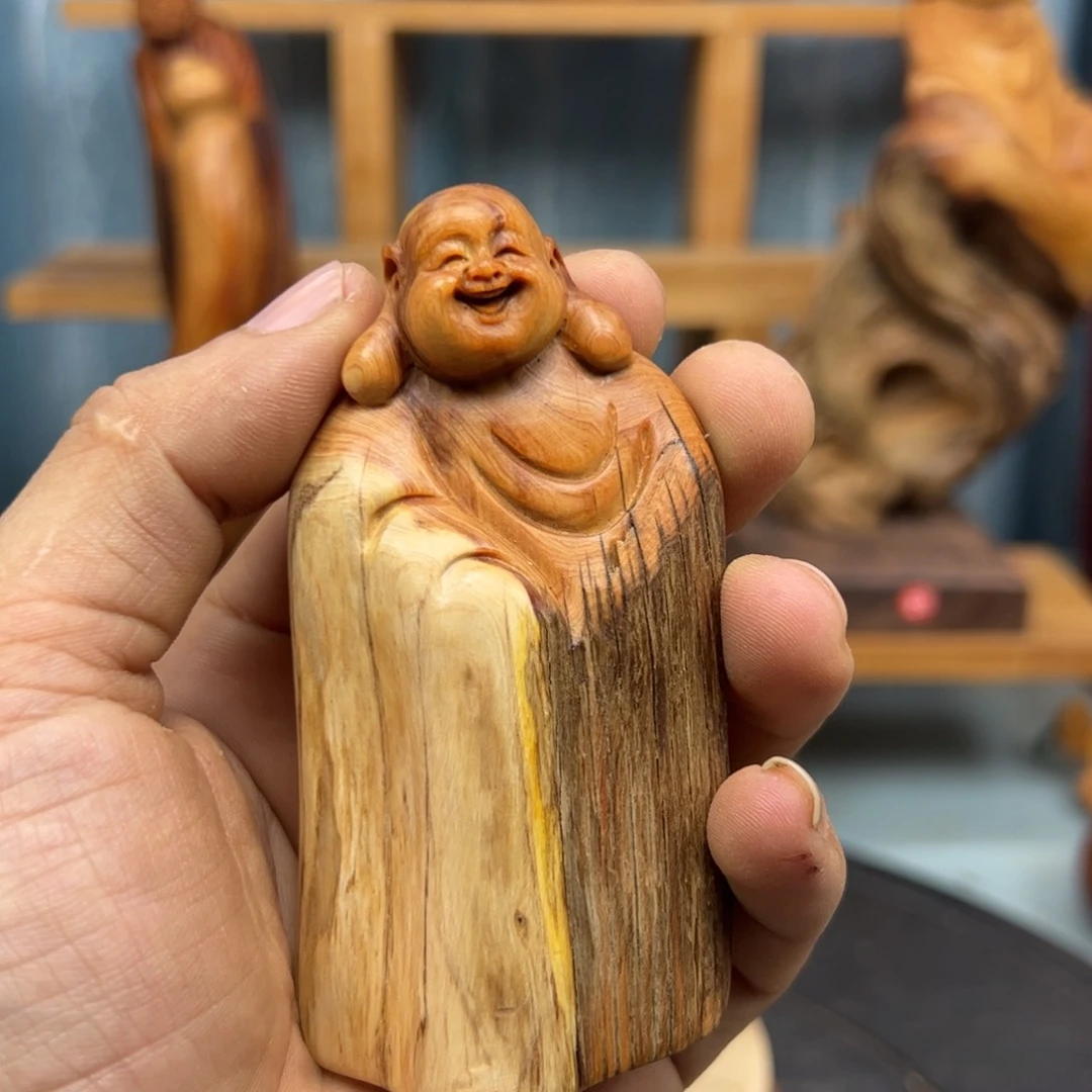 木垚*崖柏木摆件手把件，