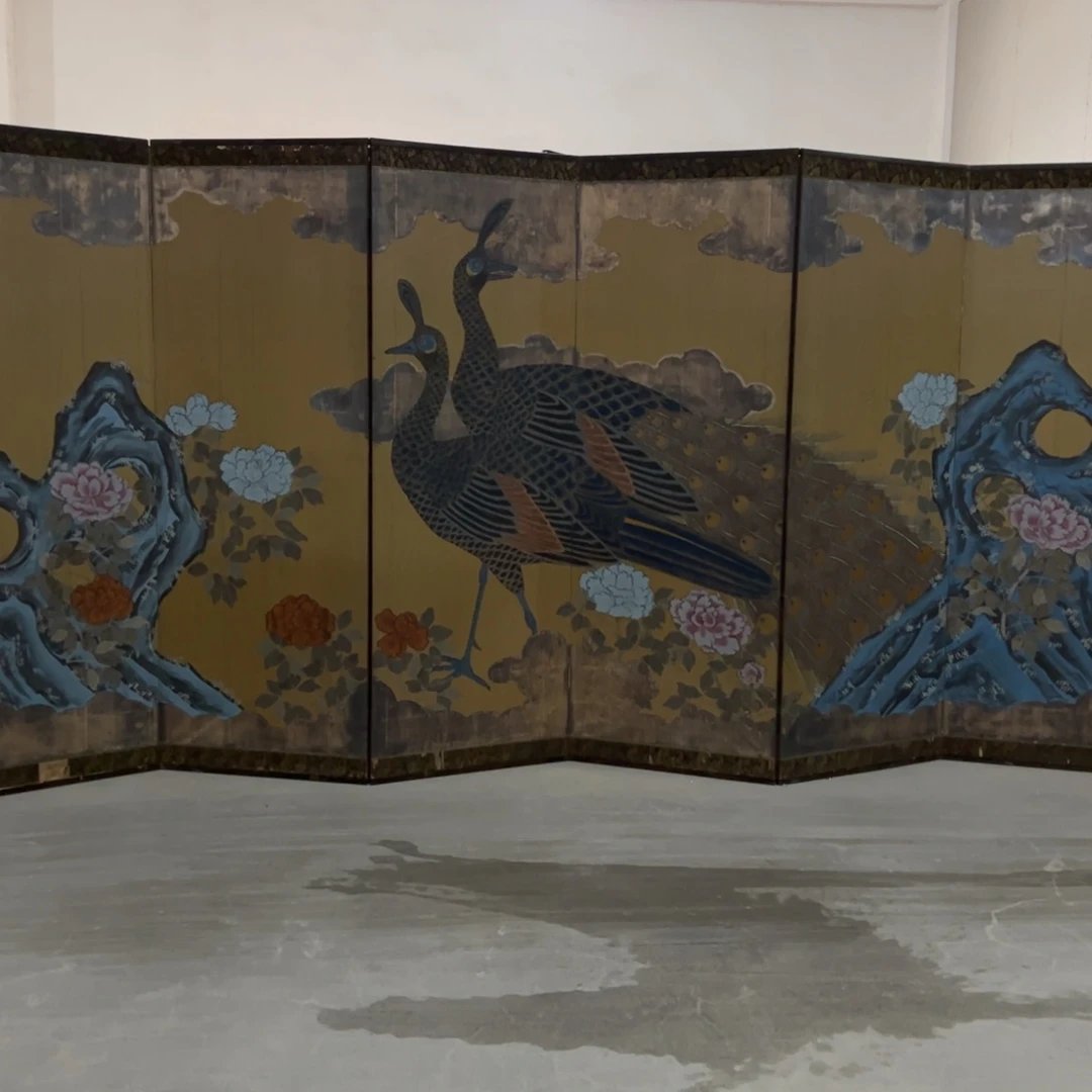绘画屏风框画回流屏风