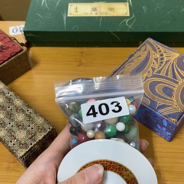 瓷片走****了哈中古工艺品树脂