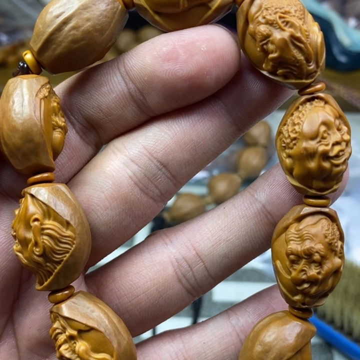 橄榄核手串/手链橄榄核雕工艺手串
