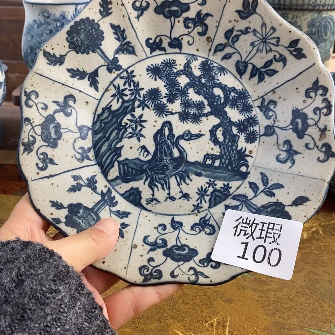 陶手工手绘青花高温陶瓷