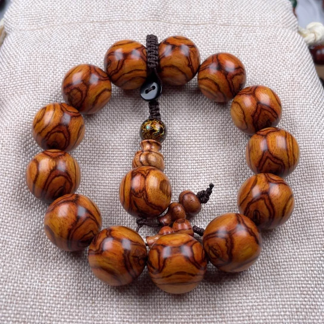 黄花梨/降香黄檀手串/手链漫****景海南黄花梨1.8