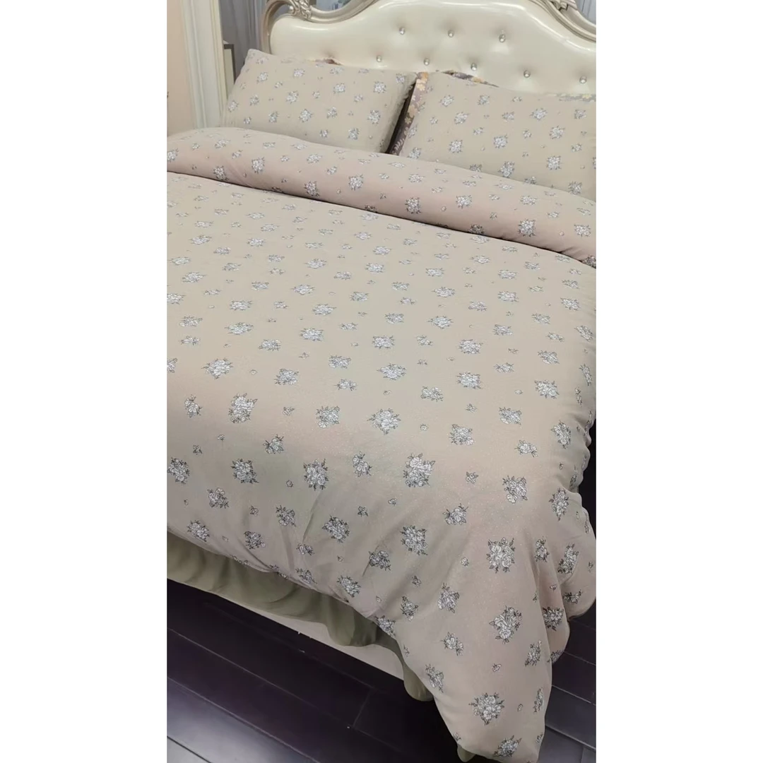 【董事长专属】双层纱针织四件套-花期如梦