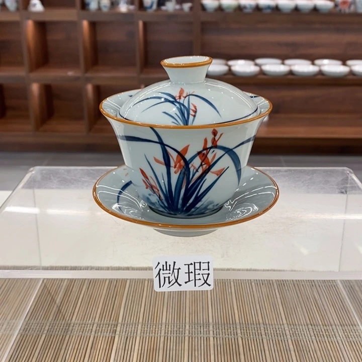 釉下老陶泥手工绘制