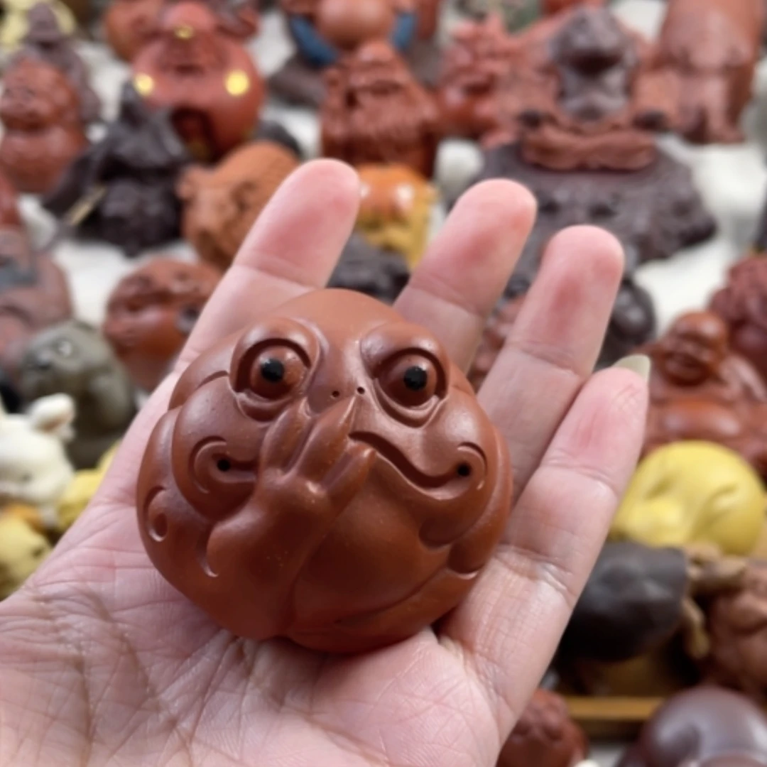 【闪购商品】紫砂茶宠紫砂金蟾