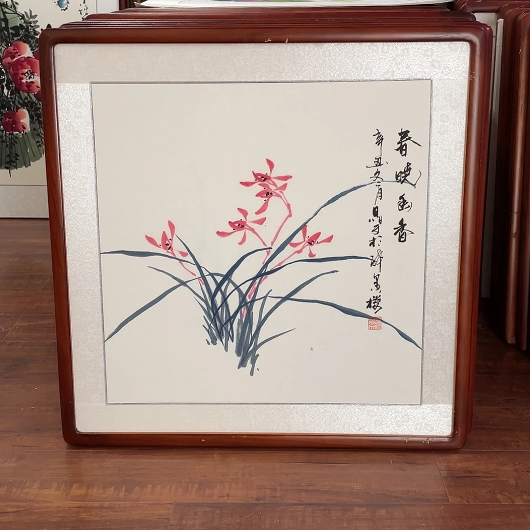 国画带框尺寸63*63厘米