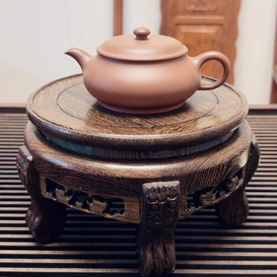 茶壶紫砂黄龙山原矿红皮龙半手工（150 －170 cc)