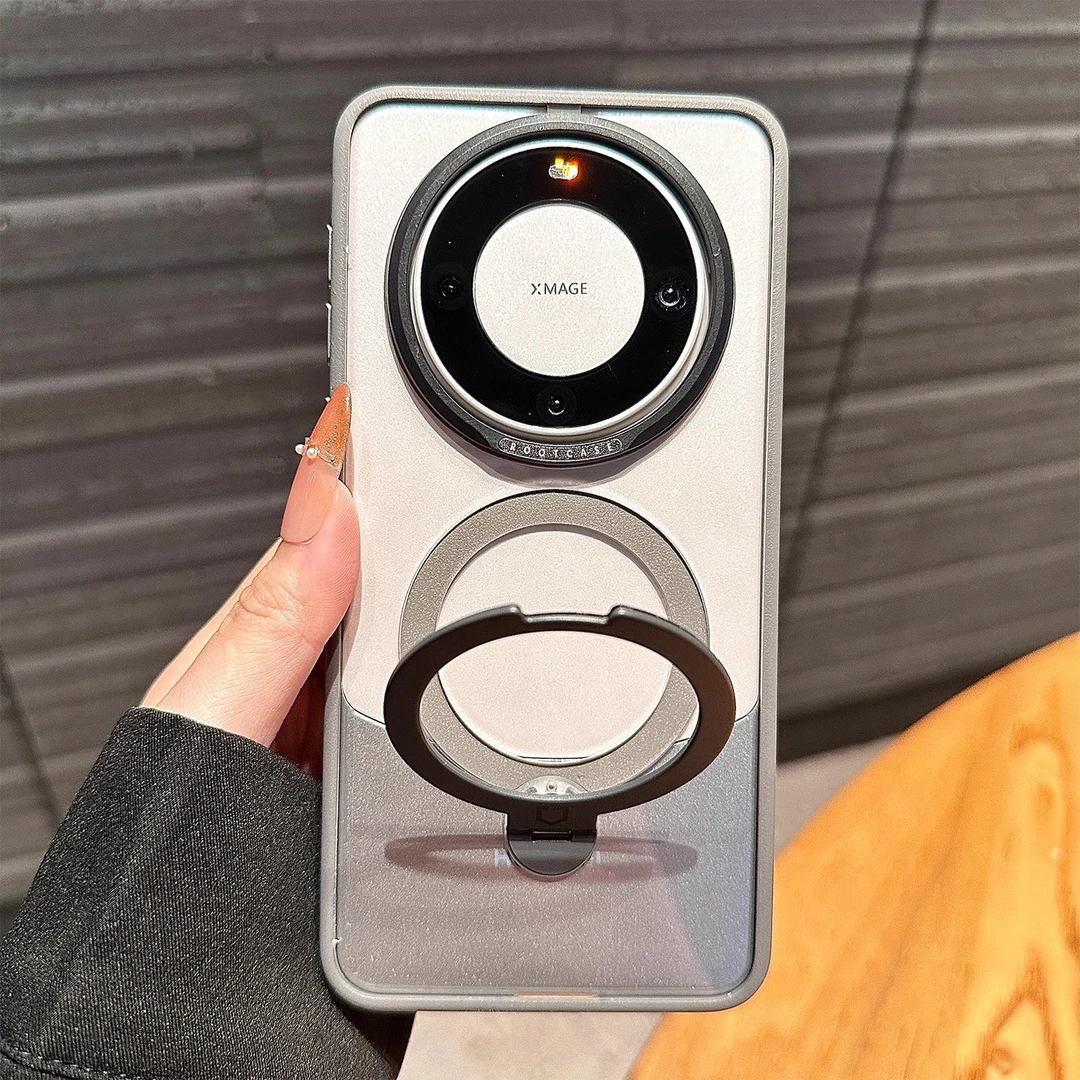 创意磁吸旋转支架适用华为mate70pro+手机壳pura70保护套高级感
