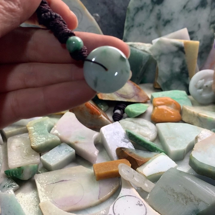 裸石翡翠天然翡翠平安扣