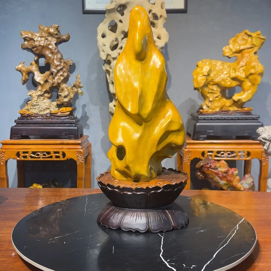 自然石精品摆件紫砂北丹石精品摆件