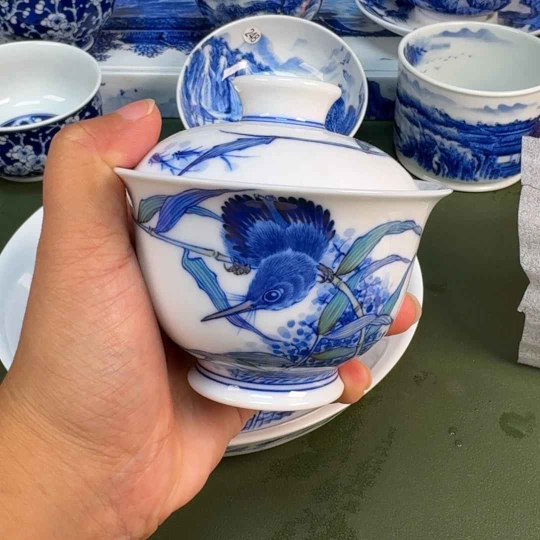 景德镇纯手绘茶具圆圆235