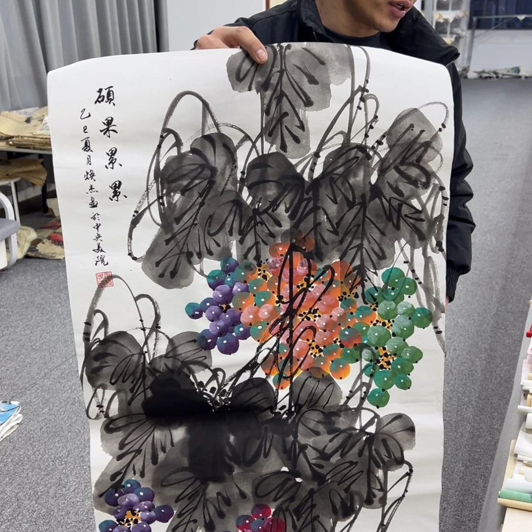 国画纯手绘字画宣纸