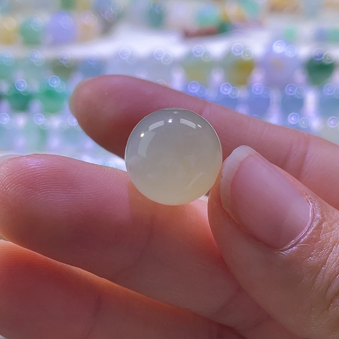 散珠翡翠展示勿拍缅甸翡翠a货卡13+雪梨黄