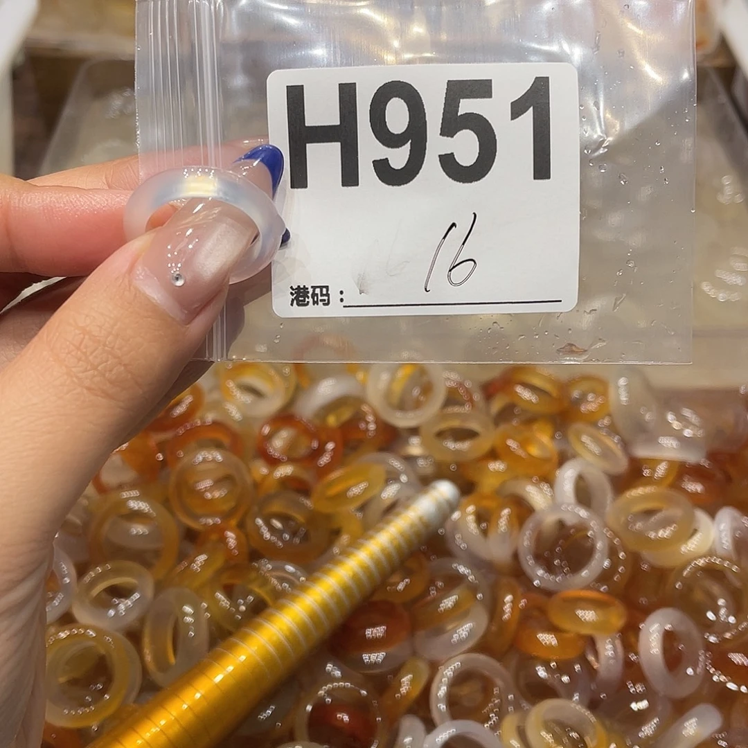 玛瑙/玉髓未镶嵌戒指951