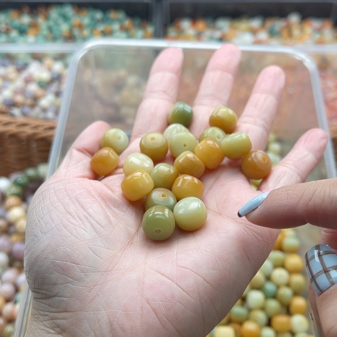 白玉菩提吊坠A/12mm/55颗