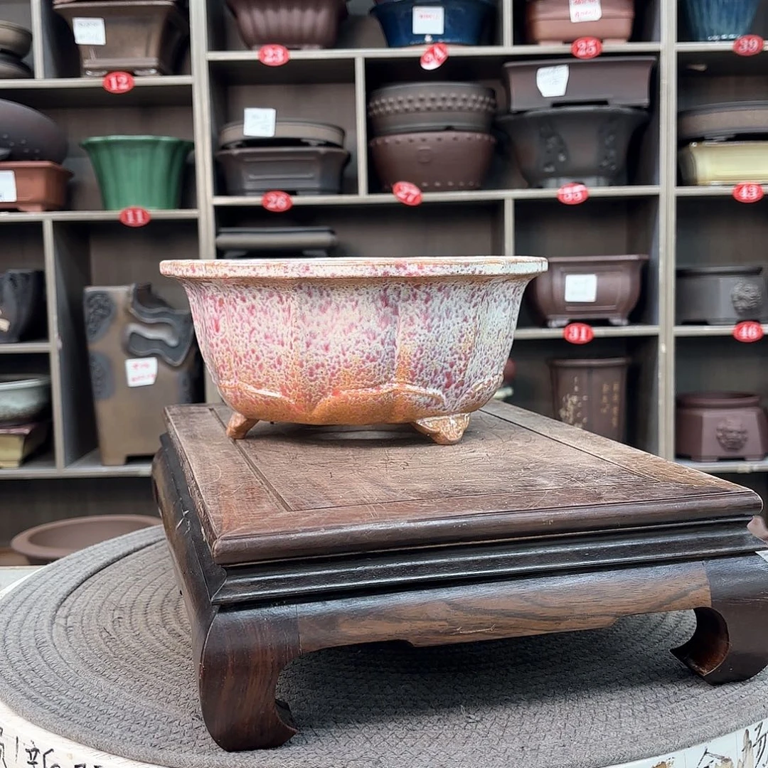 紫砂花盆【***多紫砂的颜色很好看