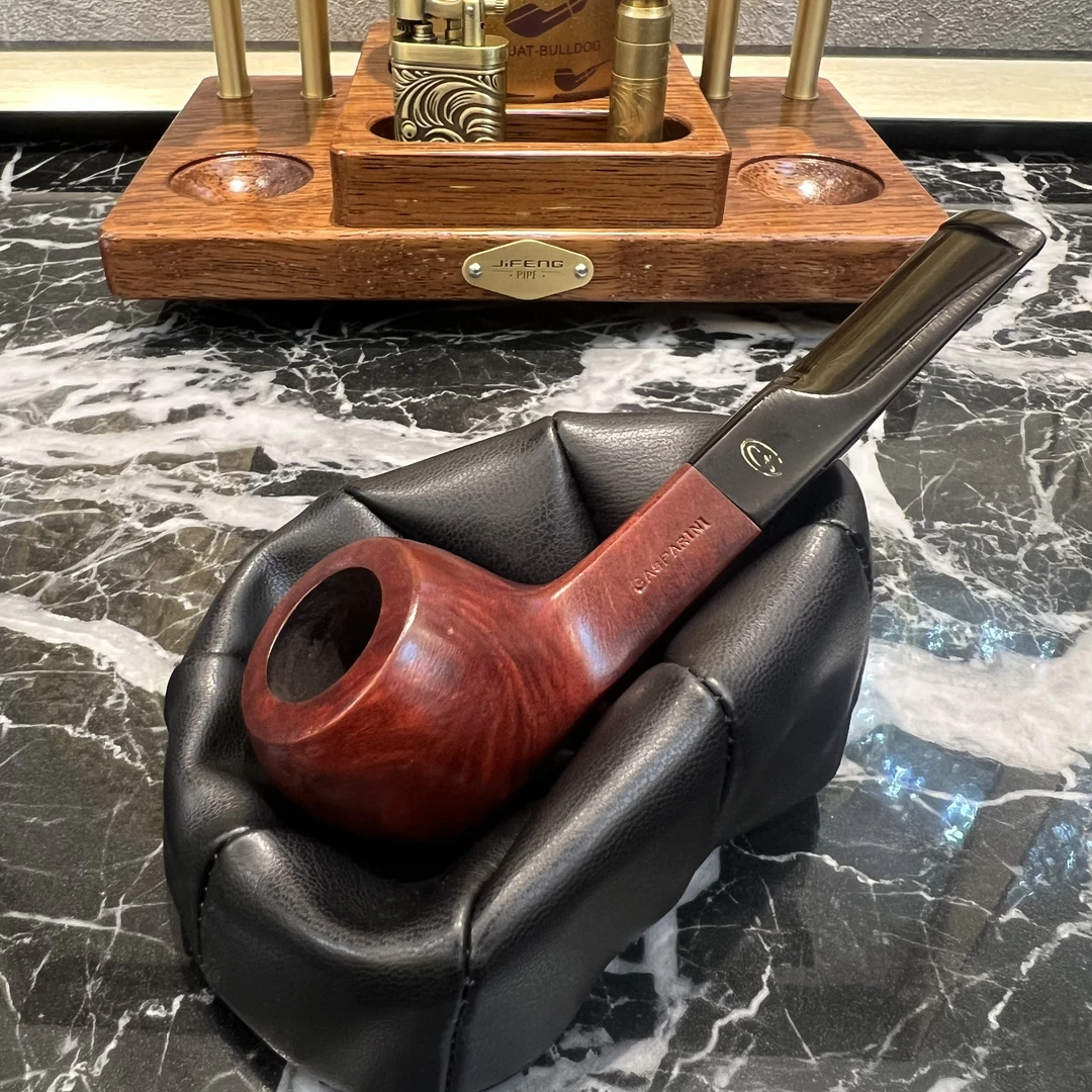 【短嘴牛头】意大利加斯帕里尼Gasparini老料烟斗
