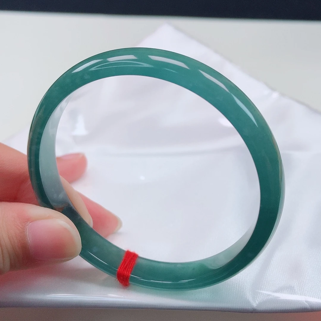 翡翠手镯未镶嵌58正圈